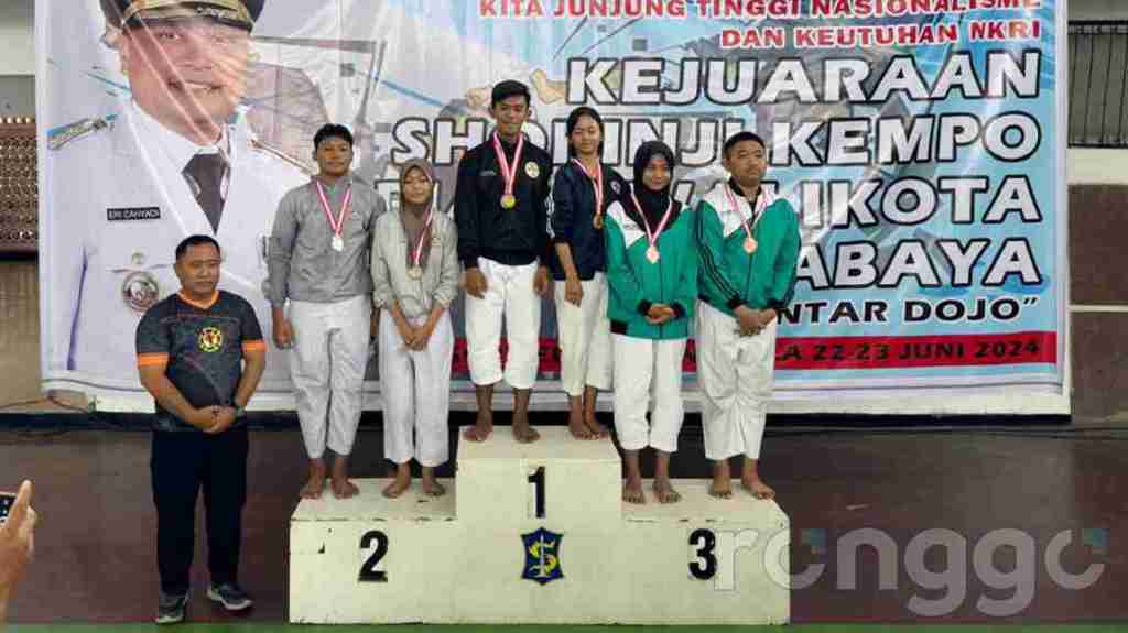 Jelang Popda Jatim 2024, Atlet Dojo Ronggolawe Tuban Boyong Medali Piala Wali Kota Surabaya