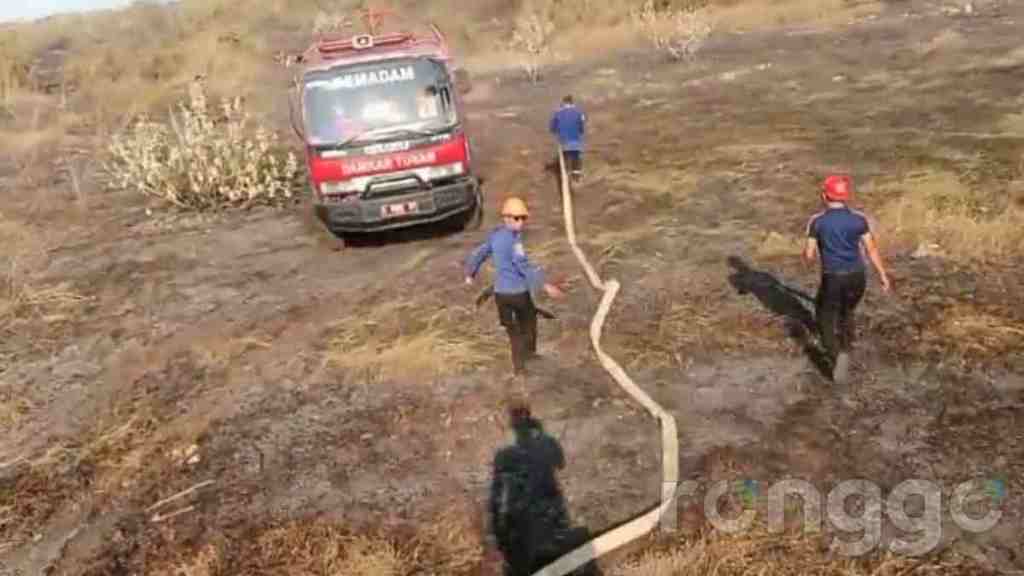 Lahan Kilang Tuban Seluas 10 Hektar Terbakar