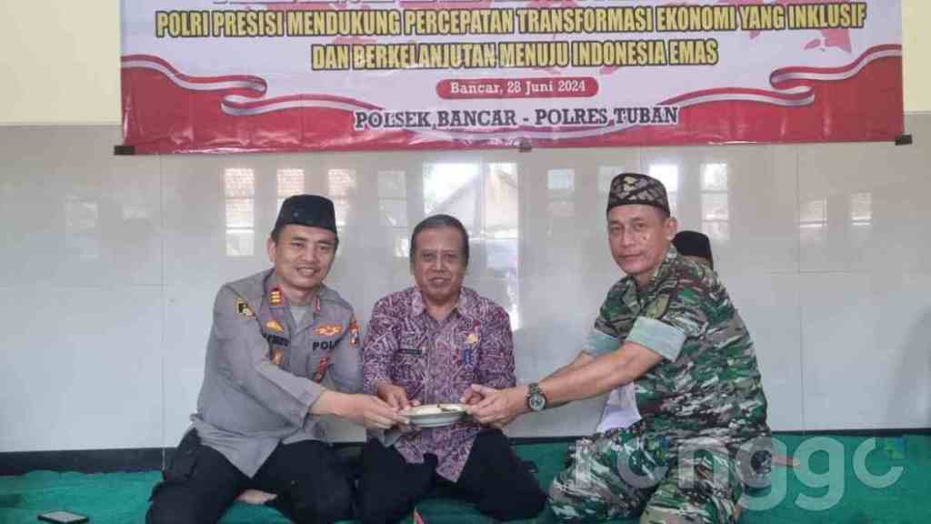 Sambut Hari Bhayangkara ke-78, Polsek Bancar Tuban Adakan Tasyakuran