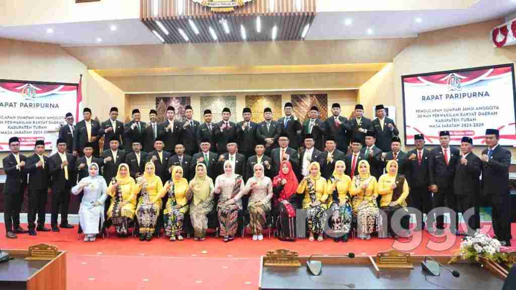 50 Anggota DPRD Tuban Baru Resmi Dilantik, Berikut Nama dan Perolehan Suara