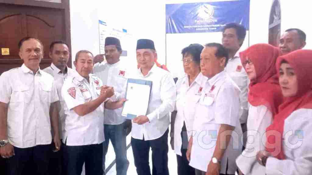 Relawan Projo Beri Dukungan Kepada Paslon Riyadi-Wafi di Pilkada Tuban&nbsp;2024